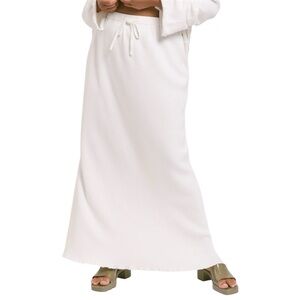 White Rue Knit Skirt The Lullaby Club M/L